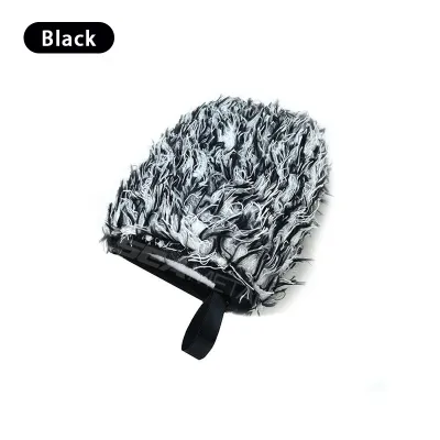 SEAMETAL Microfiber Car Washing Gloves Auto Wheel Hub Rim Cleaning Mitt Ultra-Soft Thickening Wash Glove for Car Detailing Care