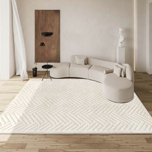 Imitation Cashmere Area Rug European Style Nordic Large Size Carpet Living Room Tea Table Blanket Striped Soft Hair Bedroom Bedside Blanket