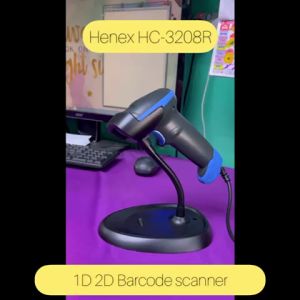 WIRE 2D BARCODE SCANNER - SCAN FOR QR CODE & BARCODE - HC-3208R