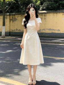 NIUVIES | Đầm Dài A-Line Giảm Eo Thời Trang Mới Pháp