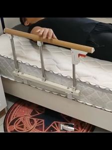 Bed Railing For Elderly Safety Bed Sheet Tucker Bed Guard For Elderly Elderly Bed Handle Bar Anti-Fall Guardrail Anti-Fall Folding 老人床挡