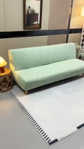 【PH stock】Armless sofa Bed Cover Sofa Seat Cover foldable sofa cover Furniture Cover