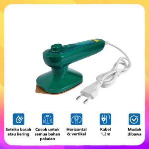 SETRIKA UAP MINI PORTABLE IJO / SETRIKA FOLDABLE / SETRIKA UAP MINI / TRAVEL 2 IN 1
