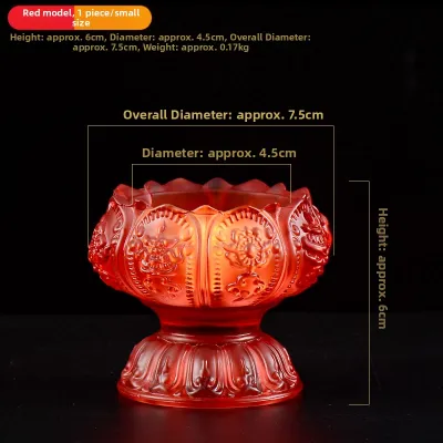 ZANGCUN | Religious Offering Lamp Lotus Shaped Oil Light