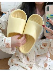 2024 New Couple Slippers Men Women Indoor Outdoor Anti-Slip Bathroom Slippers Comfortable Low Heel Flat Bottom Home Slippers