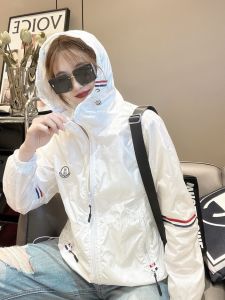 Áo Khoác Chống Nắng Mỏng Thoáng Khí Mùa Hè Áo Khoác Ngoài Thường Ngày Cho Nữ Áo Khoác Ngoài Hai Lớp Có Mũ Trùm Đầu Dài Tay