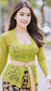 (Bisa COD) kebaya bali brokat kutu baru sofia lengan panjang tanpa kancing /atasan kebaya terbaru