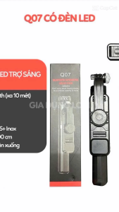 Điện thoại selfie Q07 có đèn LED sáng thông minh đèn LED tích hợp sạc USB 3 chế độ sáng phù hợp chụp hình selfie.