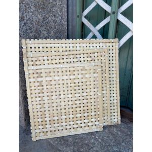 Tấm phên  tấm đan tre trang trí trường mầm non tiểu học decor