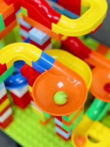 NAFF Mini Marble Run 170 pcs - Mainan Kelereng Seluncur