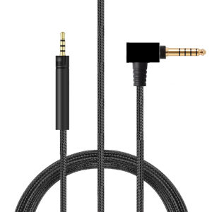 Sennheiser Compatible Earphone Cable Breadsticker Audio Extension Line Leather Woven Soft Touch Size Small Medium Large