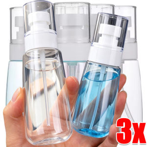 3pcs Travel Spray Bottle / Refillable Spray Bottles for Alcohol Atomizer / Transparent Plastic Perfume Empty Bottle 30/60/100ml