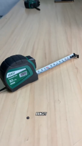 ISKU Tape Measure 5M Meteran Gulung Tukang Elastis ABS Pengunci Manual Alat Ukur Elastis Pengunci Manual Alat Perkakas Meteran Karet