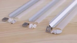 U/V/YW Style Perfil Aluminio Led Corner Aluminium Profile Channel Holder for LED Strip Light Bar Cabinet Lamp Kitchen Closet