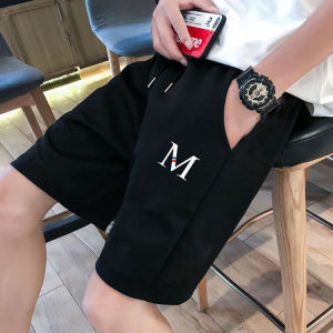 Casual Sport Shorts for Men Summer Loose Straight Leg Youth Popular Style Polyester Fabric Black Grey White