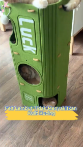 Pet House Felt Suede Cat Kitten Scratching Surface Bed Play Pen Kernel House