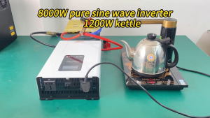 Solar pure sine wave inverter 3500W 5000W 6000W 8000W DC 12V/24V/48V to AC 220V off grid portable converter for home/outdoor/RV/camping