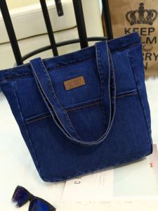 Túi Đeo Chéo Denim Dung Tích Lớn Cho Nữ Túi Đeo Vai Đơn Giản Thời Trang Đi Làm Túi Xách Tay Nhỏ Gọn Túi Đeo Vai Thường Ngày