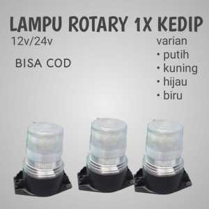 LAMPU ROTARY 1X KEDIP - BLITZ PESAWAT -12V 24V