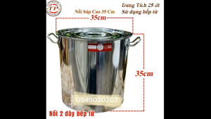 NỒI DUNG TÍCH LỚN TỪ 15LÍT ĐẾN 140LÍT 2 ĐÁY BẾP TỪ