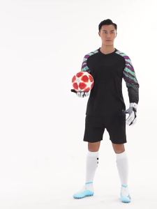 Trang Phục Bóng Đá Mùa Thu Đông Bộ Thủ Môn Bộ Quần Dài Tay Dày Dặn Cho Bé Trai Và Bé Gái Trang Phục Thể Thao Ngoài Trời Logo In Số