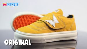 Sepatu Anak Laki & Perempuan Sekolah Casual Original Premium Import Lokal Phantom Yellow Kuning
