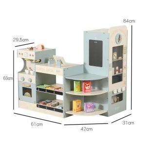 YOULEBI | Wooden Cash Register Toy for Children