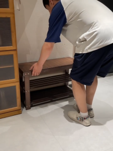 Shoe Changing Stool Black/Brown/Wood 2 in 1 Shoe Storage Metal Shoe Rack Changing Bench 换鞋凳