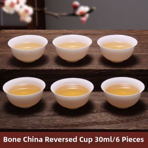 MIANXIAOCHENG | Ultra-thin Porcelain Tea Cup Set 6 Pieces