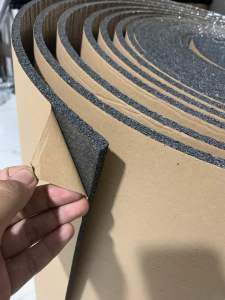 PEREDAM PANAS kap mesin 100x50 cm tebal 9mm Alumunium Foil peredam panas mobil peredam mesin kap mesin dlll
