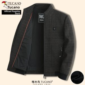 TUCANO | Autumn Wool Jacket Business Dad Casual Stand-collar Top