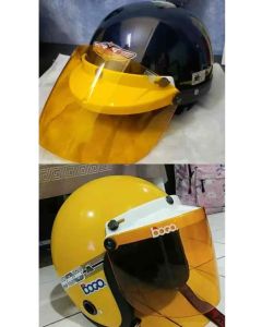 BIKKO 3 BUTTON FULL HELMET VISOR