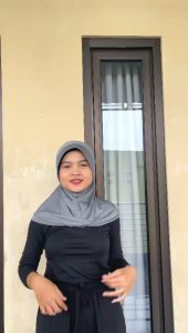 Jilbab Sport Hamidah S M L Jersey / Kerudung Olahraga / Bergo sport Bergo Hamidah Menutup Dada