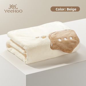 YeeHoO KIDS | Soft Absorbent Cotton Baby Bath Towel Cape