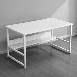 Simple Modern Computer Desk Home Office Small Writing Table Compact Study Desk Easy Assembly Density Board Fiber Board Table