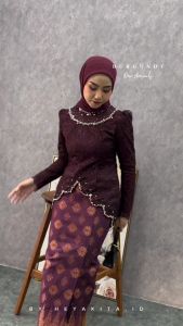 Set Kebaya Couple Modern Sera Series Wisuda Lamaran Full Payet Tunangan Kondangan Terbaru 2024