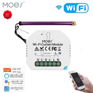 Mô-đun Công Tắc Rèm Thông Minh Mini WiFi Cho Động Cơ Rèm Cuốn - Điều Khiển Từ Xa Qua Ứng Dụng Smart Life Tuya Hoạt Động Với Alexa Google Home