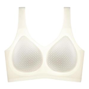 MiiOW | เสื้อชั้นในแบบเกาะอกบางเฉียบสำหรับผู้หญิง ผ้าไหมน้ำแข็งไร้รอยตะเข็บ ทรงเกาะอกครึ่งวงกลม ดีไซน์หลังสวย เสื้อชั้นในฤดูร้อน