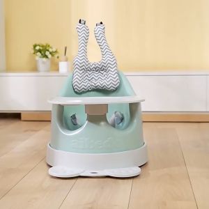 Baby Feeding Booster Seat: 6-In-1 Baby Chair with Removable Tray & Wheels