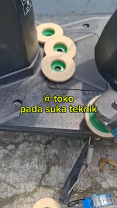 Poles Body Motor Polisher Wax Mata Gerinda Wol Wool Wheel Kain Gosok Serbaguna 3 inci 8 cm