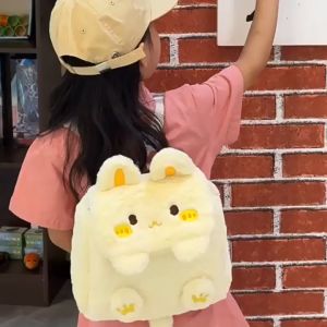 Balo đeo vai Mèo Bông MB03 phong cách cute Balo đeo 2 kiểu hoạt hình dễ thương đi chơi dạo phố cho bạn gái