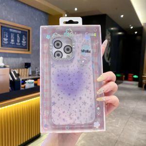 เคสกลิตเตอร์แวววาวกล่องของขวัญเคสกากเพชรสำหรับ iPhone 16 17 15 14 13 Pro Max 15 Plus 17เคสส่องแสงแวววับเป็นมันเงาหรูหราด้านหลังส่องแสงเป็นประกายวิบวับชุบป้องกันเคสกันกระแทกมือถือ TPU ฝาครอบบาง6.9นิ้วสำหรับผู้หญิงหญิงสาว