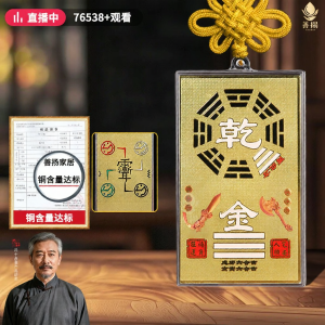 SHANYANG | Complementary Angle Copper Plaque for Northwest Corner of House with Bagua Symbols