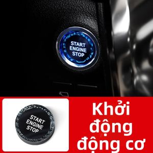 Ốp Nút Khởi Động/tắt Máy Crystal Cho Toyota RAV4 XA50 2019-2025 Phụ Kiện Xe Hybrid Chất Liệu Nhựa ABS Bền Trang Trí Nội Thất