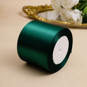 (25Yards/roll) 8cm Satin Ribbons Gift Packing Christmas Wedding Party Decorative Crafts Ribbons DIY Clothing Sewing Accessories