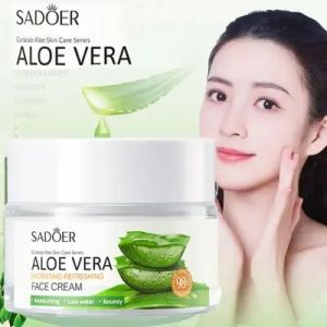 SADOER Aloe Vera Soothing Cream ORIGINAL: Skincare Terbaik untuk Mata Panda