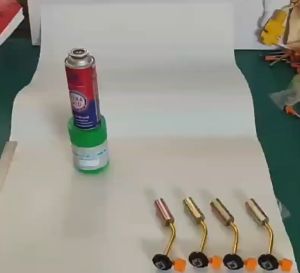 CPY Adjustable Gas Torch Gas Jet Flame Burner Gun Fire Lighter for Outdoor Camping BBQ Picnic