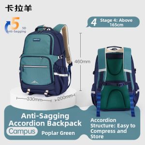 Caran·Y | Load Lightening & Fall-Preventing Spacious School Bag for Students