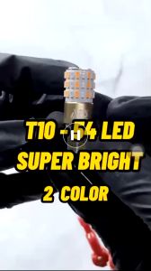 Superbright - Lampu Led Sen 2in1 54 titik - Lampu T10 2 Mode sein dan senja Motor Nmax Aerok Pcx Adv - Mode Diam