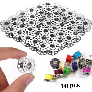 10Pcs 20mm Bobbin Home Domestic Sewing Machine Empty Thread Spool Universal Sewing Line Bobbin